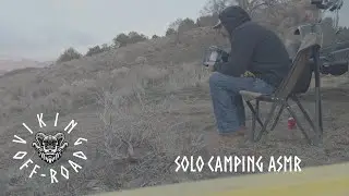 Relaxing SOLO Camping Escape | Cozy Shelter & Mountain Views (ASMR)