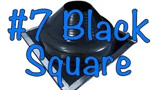#7 Black Dektite Square EPDM Pipe Flashing