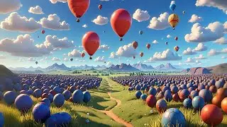 The Balloon That Flew to Mars 🎈🪐 | Funny Nursery Rhyme for Kids