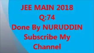 JEE MAINS Paper Analysis 2020 || JEE 2018 Mathematics || Q'S 74