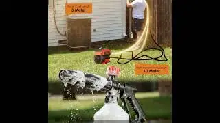 Shakti S5 1900W Pressure Washer: Power Wash! Car | Bike | Home Washer High Pressure | Multipurpose |