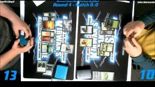 MTG Magic PTQ Standard Catskill, NY Round 4 Game 1 122014