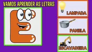 Aprenda as Letras do Alfabeto com Imagens Divertidas | Vídeo Educativo para Educação Infantil