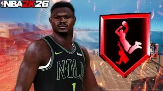 This 300 Pound ZION WILLIAMSON Build gets UNLIMITED CONTACT DUNKS in NBA2K26😱