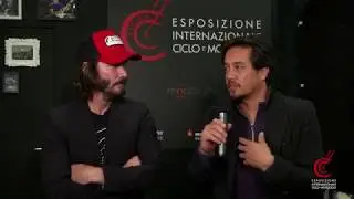 EICMA 2017 Keanu Reeves and Gard Hollinger Interview