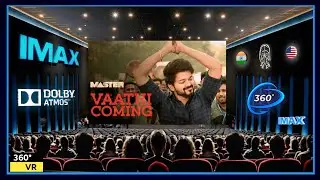 Master - Vaathi Coming |Theatre Experience  Dolby  Surround  sound | Thalapathy Vijay 