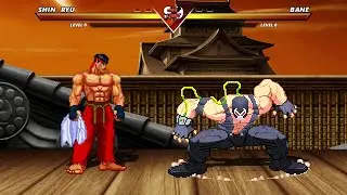 SHIN RYU vs BANE - Street fighter vs DC Universe | DEATH BATTLE‼️
