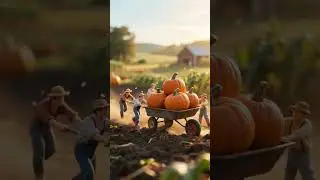 Tiny Farmers Harvesting Giant Vegetables | Miniature Farm Life  #tinyworld  #miniatureworld  #farm