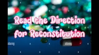 Reconstitution of Oral Suspension (NC3 TRAING) AS PHARMACY ASSISTANT ❤️