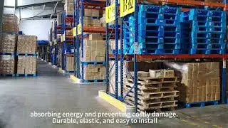 Polymer Elastic Ground-Mounted Safety BarrierEngineered to absorb impact, reduce damage, and protect