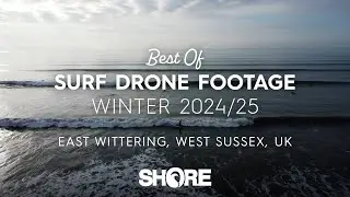Best of Surf Drone Footage East Wittering Winter 24/25 So Far!