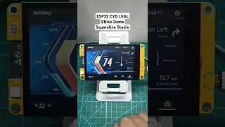 ESP32 CYD LVGL EBike Demo Squareline Studio #arduino #esp32 #iot #esp8266 #lvgl