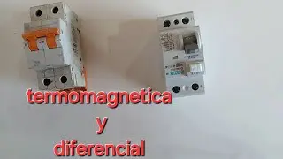 Diferencia👉🏼👉🏼 ENTRE INTERRUPTOR DIFERENCIAL  E INTERRUPTOR TERMOMAGNETICO 👈🏻👈🏻