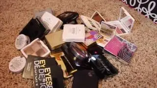 Makeup Declutter:  Single Eyeshadows, Duo's , & Quads