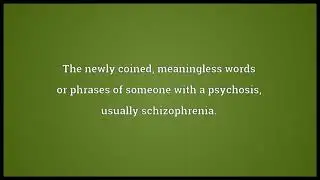 neologism meaning in English