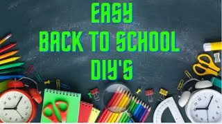 BACK TO SCHOOL DIY'S | DIY School Supplies | DIY Notebook | Multi-functional Binder | Sparkle Pencil