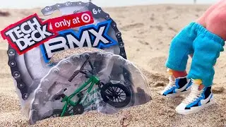 TREASURE TECH DECK BMX | BMX Finger Bike Unboxing In Santa Cruz Beach