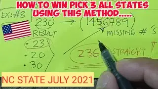 КАК ВЫИГРАТЬ В PICK 3 ALL STATE, ИСПОЛЬЗУЯ ТЕКУЩИЙ РЕЗУЛЬТАТ/СТРАТЕГИЮ СВАРИВАНИЯ И ПРОПУСКА (Сев...