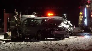 11-28-2021 Girard Township, PA / Mayville, NY - Lake Effect Continues, Accident Sends 2 to Hospital
