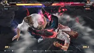 Nerfed King vs Tekken King Hwoarang - Patch 1.05 Tekken 8