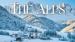 Winter in the Alps 4K Ultra HD &bull; Stunning Snow Covered Mountains & Peaceful Valleys