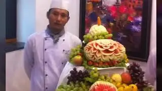 Chakhel fruit carving