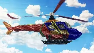 DIY - How To Make Helicopter From Magnetic Balls - ASMR - Magnet TV
