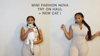 MINI FASHION NOVA TRY ON HAUL! ... IM BACK !| CHAOTIC ALLURE