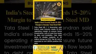 Without 15-20% Profit, Steel Sector Can&rsquo;t Grow! | Tata Steel MD&rsquo;s Hard Truth