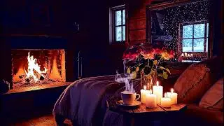Log Cabin Christmas: Holiday Focus Music | Instrumental Jazz & Fireplace Study Ambience