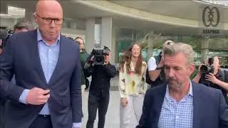 Former Opposition Leader Peter Dutton returns to Canberra 10th May 2025