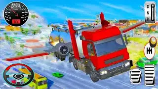 Offroad Flying Oil Tanker Truck Transport - Truck Games Android - Android GamePlay