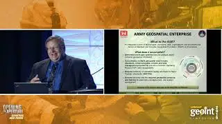 GEOINT 2015 Government Pavilion Keynote by Joseph Fontanella, Army Geospatial Center