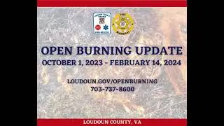 Open Burning Update (October 1, 2023 - February 14, 2024)
