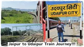 Jaipur to Udaipur Train Journey Vlog in 09721/Jaipur-Udaipur City Special | Vlogging Tales