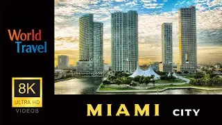 Miami by Drone in 8K, Top Country 4K Videos, Skyline, Cityscape