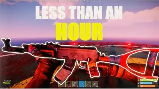 AK less than an HOUR into wipe! Rust with Yungblood