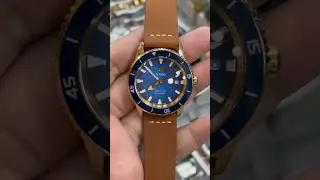 Rado Captain Cook Automatic Bronze Blue Dial Reflection