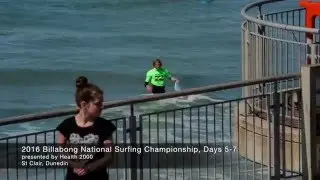 2016 Billabong National Surfing Championships presented by Health 2000, Dunedin