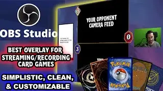 OBS Studio Tutorial Overlay Setup for Webcam Trading Card Game Matches