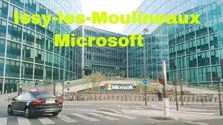 Issy-les-Moulineaux-microsoft 4K- Driving- French region