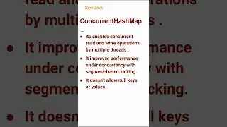 ConcurrentHashMap  (106) #corejava