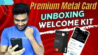 One Card metal credit card unboxing || lifetime free credit card || One Card credit card unboxing