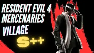LEON (Pinstripe) S++ | 150 COMBO | Mercenaries Mode - VILLAGE - RESIDENT EVIL 4 Remake