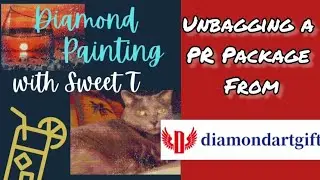 Unbagging a PR Package from #DIAMONDARTGIFT 12/03/25 #diamondpainting #budgetfriendly #squaredrills 