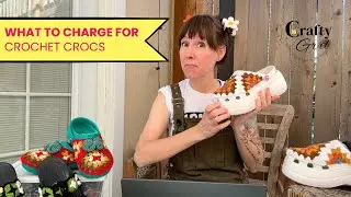 How much to charge for crochet crocs #crochetcrocs