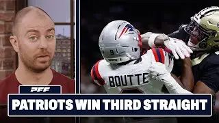 New England Patriots vs. New Orleans Saints Review | PFF Grade Release Show