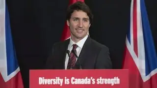 Justin Trudeau talks Syrian refugee plan in London speech