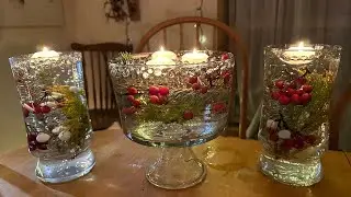 Рождественская зимняя центральная композиция для стола! | Simply Bloom