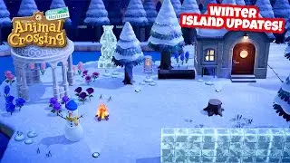 Winter Island Updates! Building A Christmas Village🎄 | Animal Crossing: New Horizons